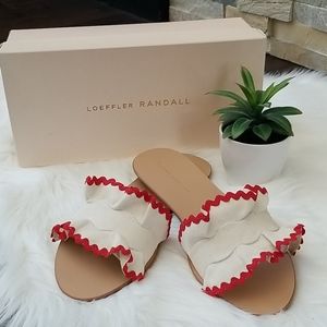 Loeffler Randall Birdie Ruffle Slides